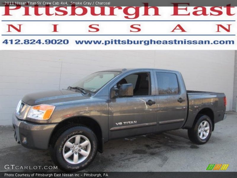 Smoke Gray / Charcoal 2011 Nissan Titan SV Crew Cab 4x4