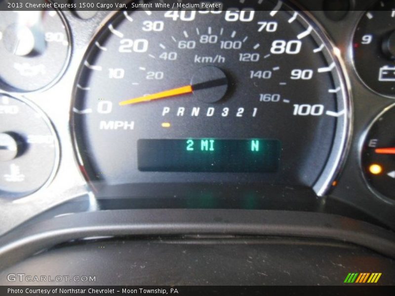 Summit White / Medium Pewter 2013 Chevrolet Express 1500 Cargo Van