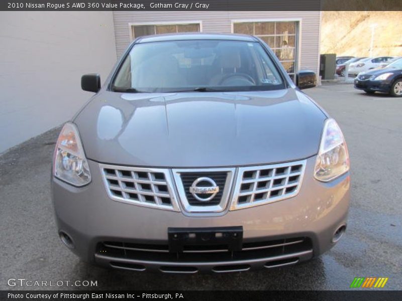Gotham Gray / Gray 2010 Nissan Rogue S AWD 360 Value Package