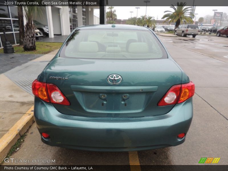 Capri Sea Green Metallic / Bisque 2009 Toyota Corolla