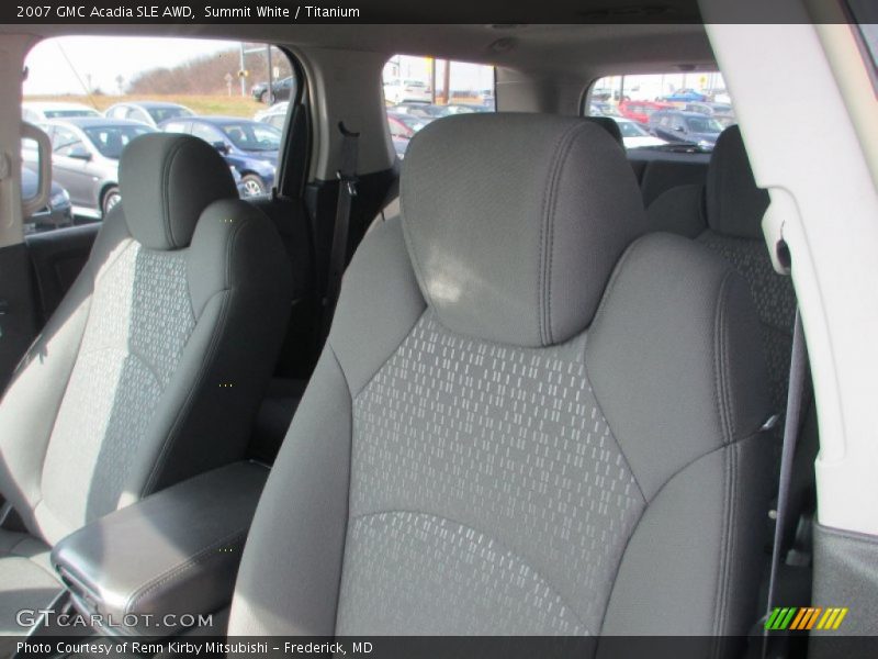 Summit White / Titanium 2007 GMC Acadia SLE AWD