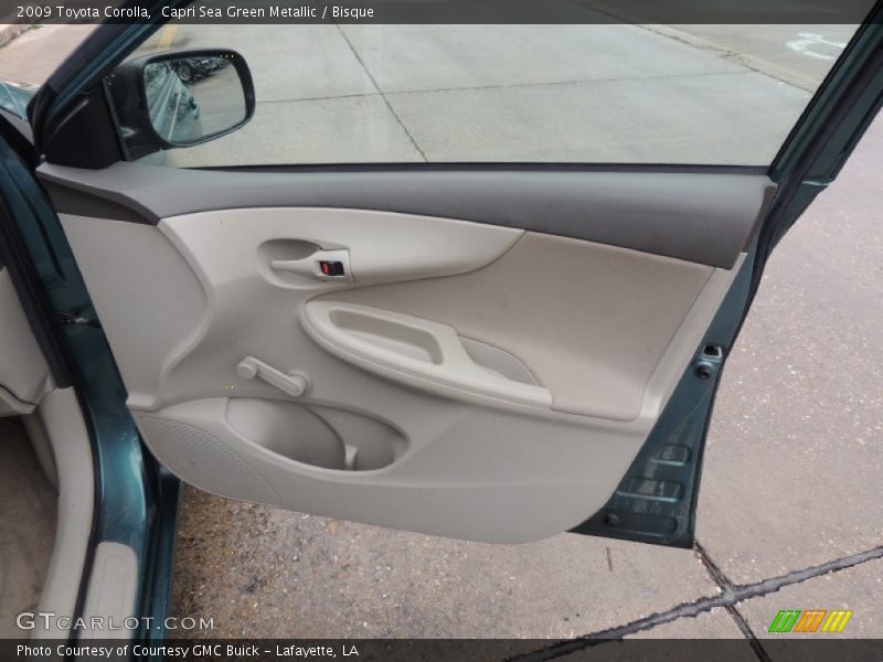 Capri Sea Green Metallic / Bisque 2009 Toyota Corolla