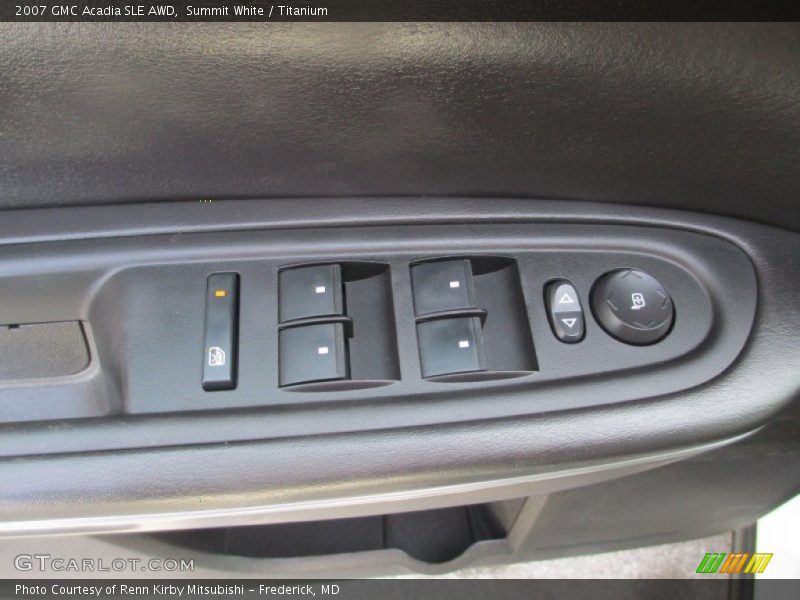 Summit White / Titanium 2007 GMC Acadia SLE AWD