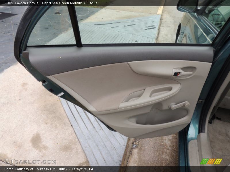 Capri Sea Green Metallic / Bisque 2009 Toyota Corolla