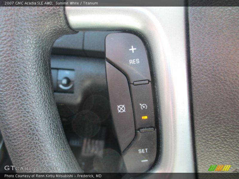 Summit White / Titanium 2007 GMC Acadia SLE AWD
