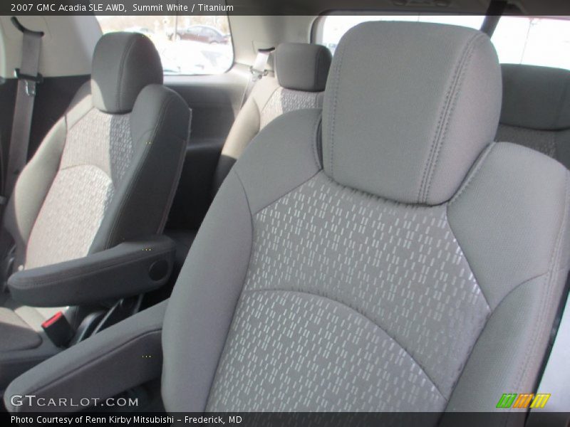 Summit White / Titanium 2007 GMC Acadia SLE AWD