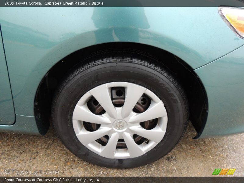 Capri Sea Green Metallic / Bisque 2009 Toyota Corolla