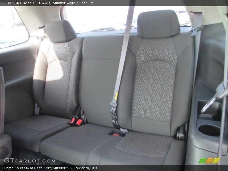 Rear Seat of 2007 Acadia SLE AWD