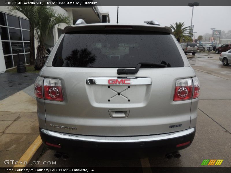 Liquid Silver Metallic / Titanium 2007 GMC Acadia SLT