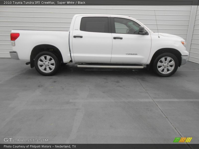 Super White / Black 2010 Toyota Tundra SR5 CrewMax
