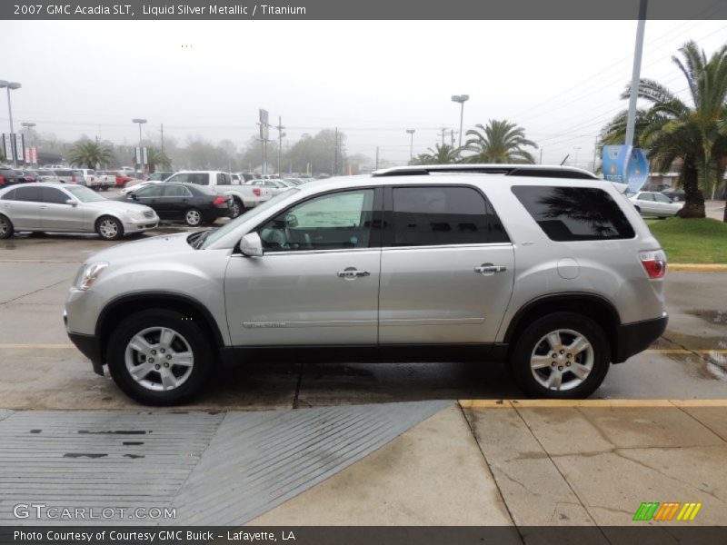 Liquid Silver Metallic / Titanium 2007 GMC Acadia SLT