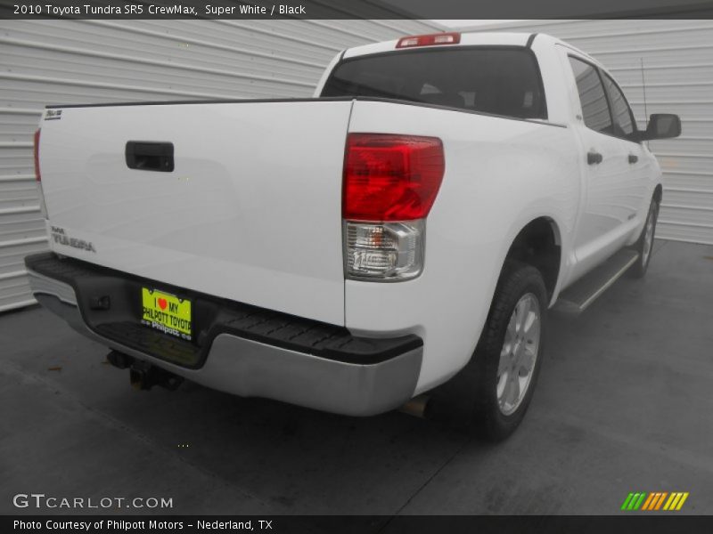 Super White / Black 2010 Toyota Tundra SR5 CrewMax