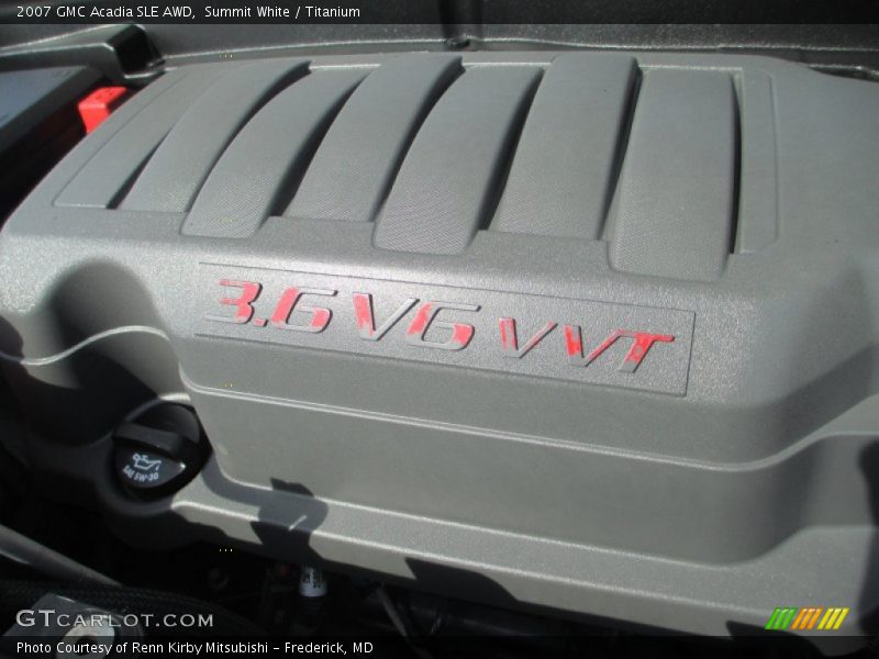 Summit White / Titanium 2007 GMC Acadia SLE AWD