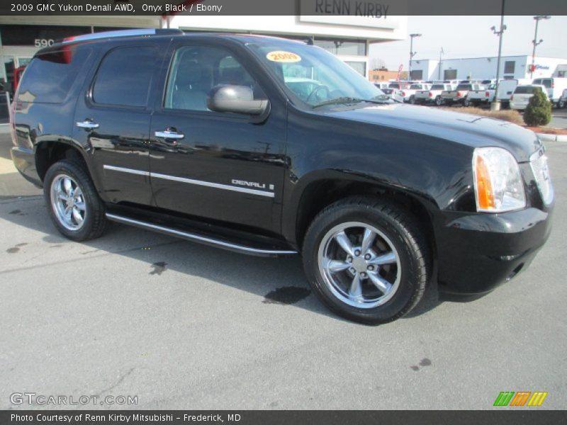 Onyx Black / Ebony 2009 GMC Yukon Denali AWD