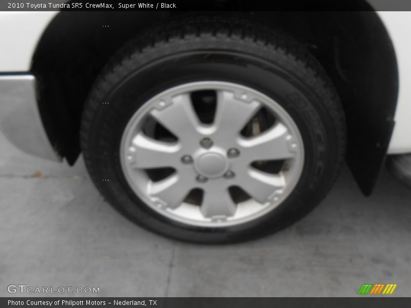 Super White / Black 2010 Toyota Tundra SR5 CrewMax