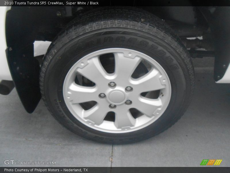 Super White / Black 2010 Toyota Tundra SR5 CrewMax