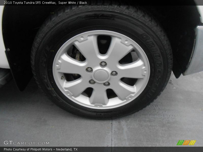 Super White / Black 2010 Toyota Tundra SR5 CrewMax
