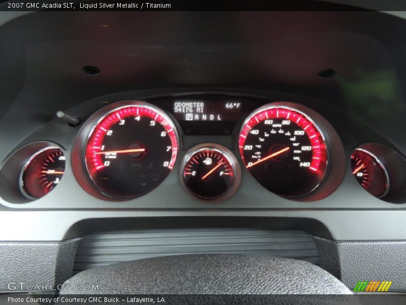 Liquid Silver Metallic / Titanium 2007 GMC Acadia SLT