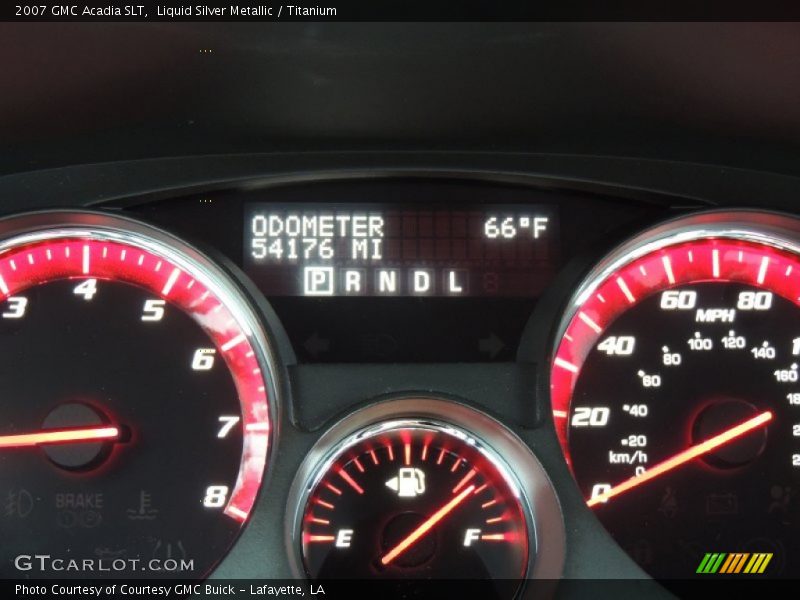 Liquid Silver Metallic / Titanium 2007 GMC Acadia SLT