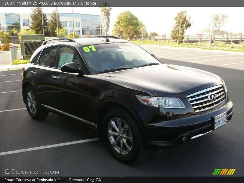 Black Obsidian / Graphite 2007 Infiniti FX 35 AWD