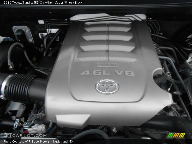 Super White / Black 2010 Toyota Tundra SR5 CrewMax