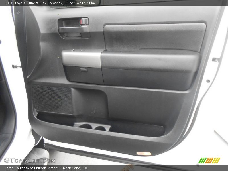 Super White / Black 2010 Toyota Tundra SR5 CrewMax