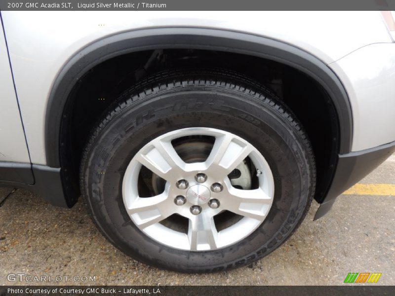 Liquid Silver Metallic / Titanium 2007 GMC Acadia SLT