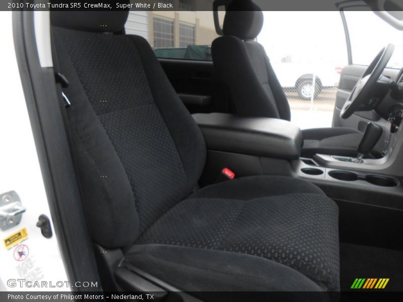 Super White / Black 2010 Toyota Tundra SR5 CrewMax