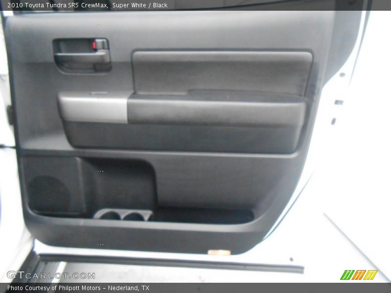 Super White / Black 2010 Toyota Tundra SR5 CrewMax