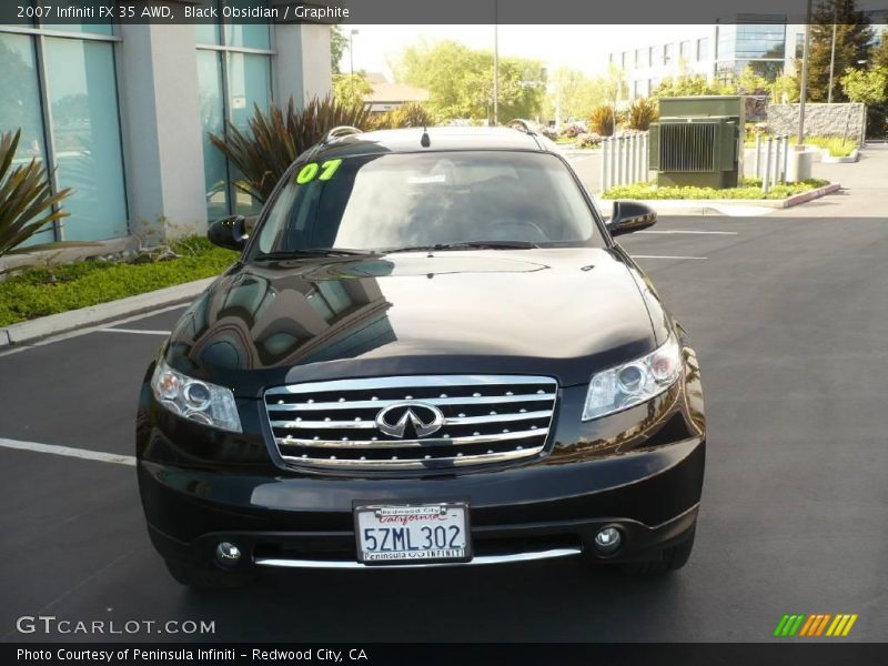 Black Obsidian / Graphite 2007 Infiniti FX 35 AWD