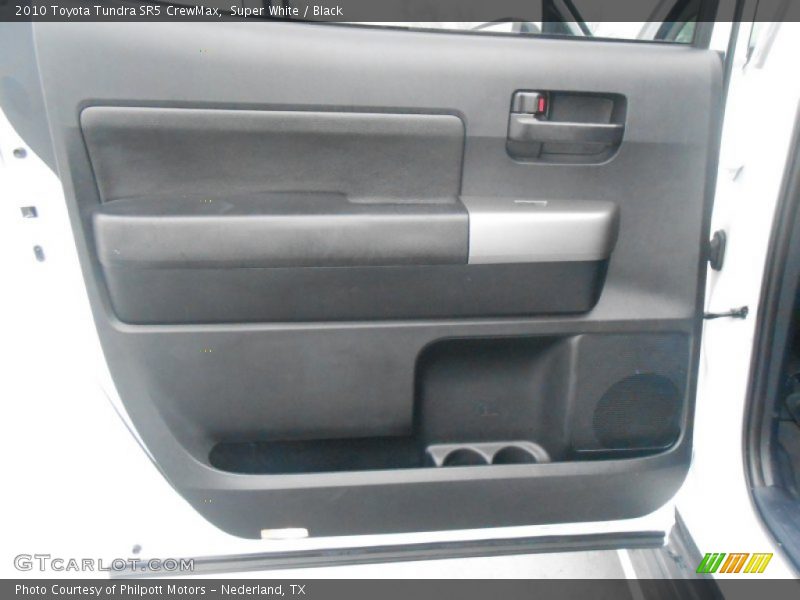 Super White / Black 2010 Toyota Tundra SR5 CrewMax