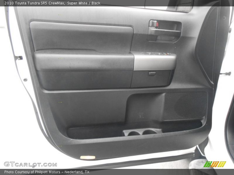 Super White / Black 2010 Toyota Tundra SR5 CrewMax