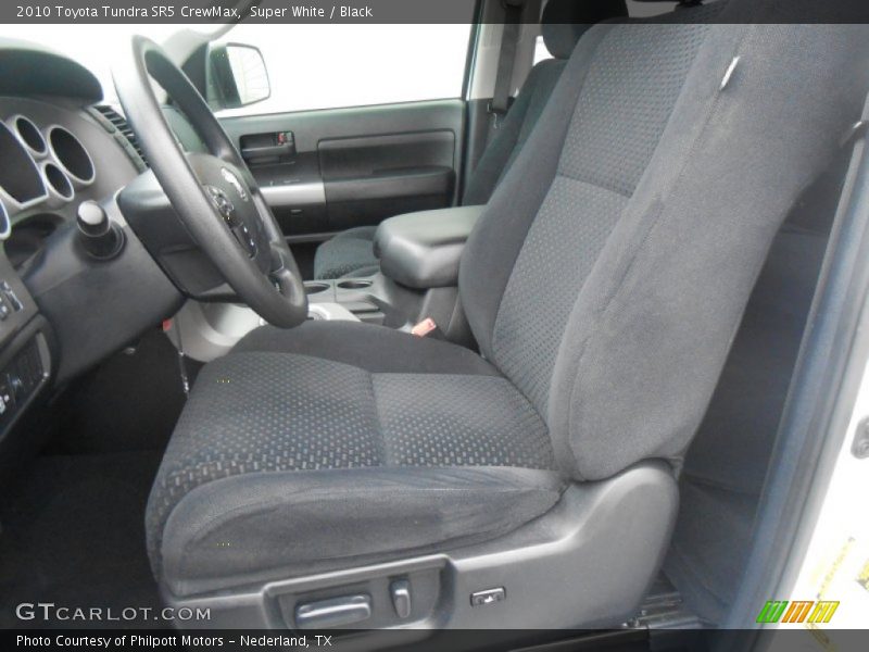 Super White / Black 2010 Toyota Tundra SR5 CrewMax