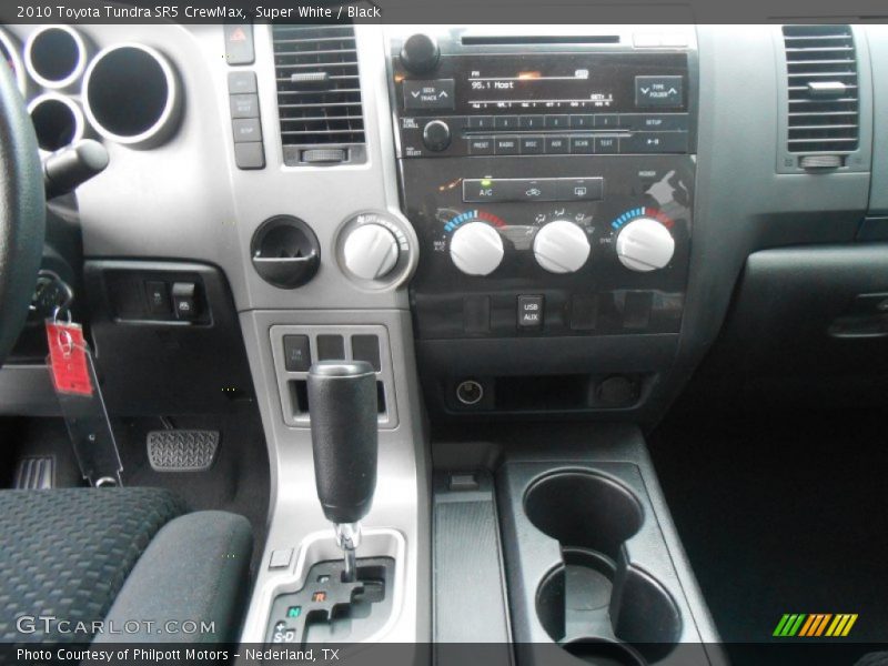 Super White / Black 2010 Toyota Tundra SR5 CrewMax