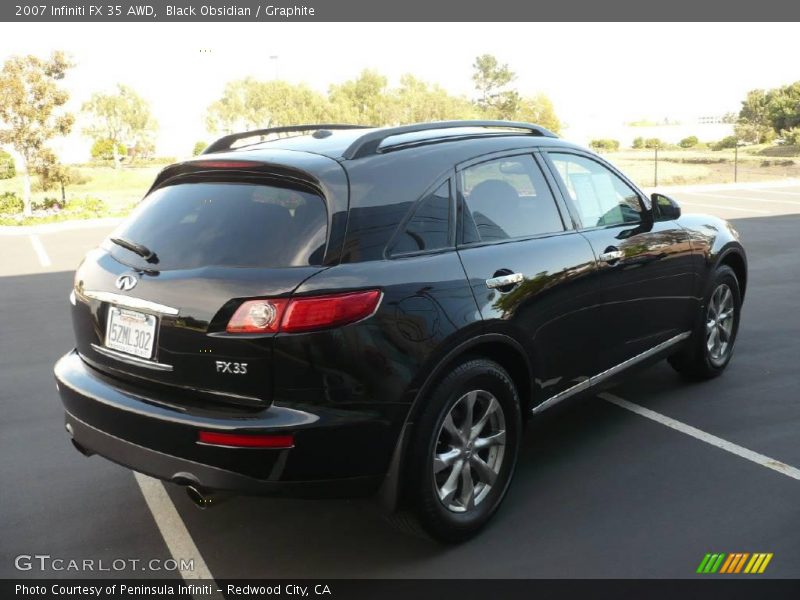 Black Obsidian / Graphite 2007 Infiniti FX 35 AWD
