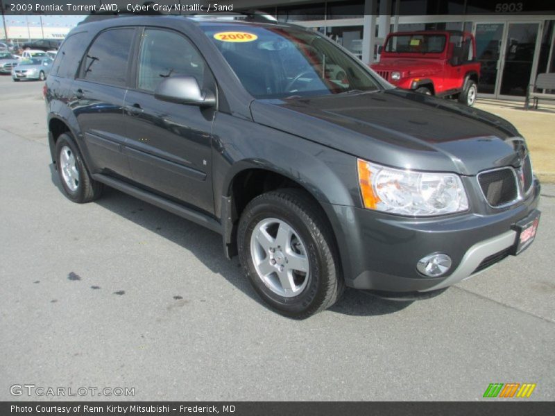 Cyber Gray Metallic / Sand 2009 Pontiac Torrent AWD