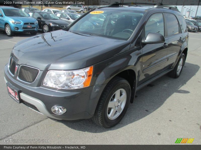Cyber Gray Metallic / Sand 2009 Pontiac Torrent AWD