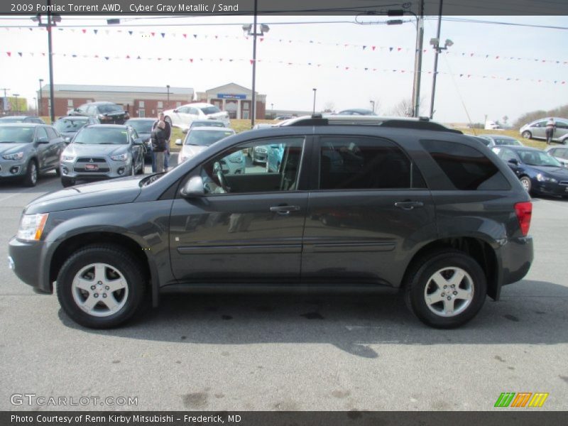 Cyber Gray Metallic / Sand 2009 Pontiac Torrent AWD