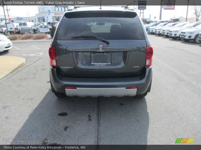 Cyber Gray Metallic / Sand 2009 Pontiac Torrent AWD