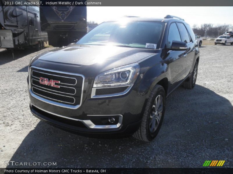 Iridium Metallic / Dark Cashmere 2013 GMC Acadia SLT