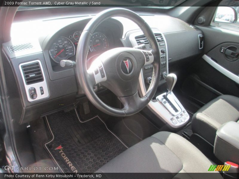 Cyber Gray Metallic / Sand 2009 Pontiac Torrent AWD