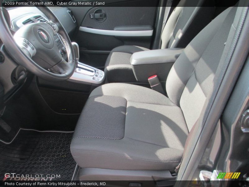 Cyber Gray Metallic / Sand 2009 Pontiac Torrent AWD