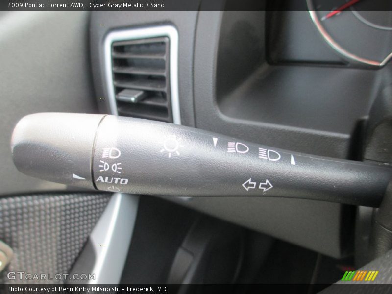 Cyber Gray Metallic / Sand 2009 Pontiac Torrent AWD