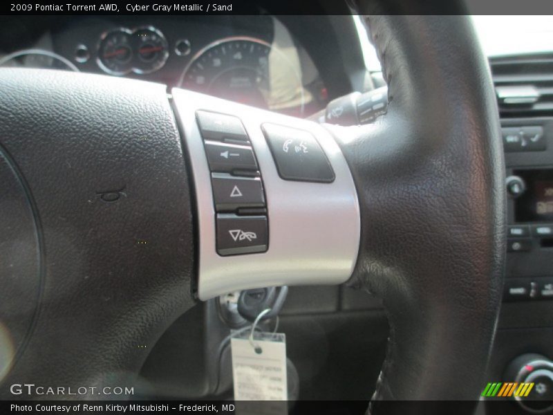 Cyber Gray Metallic / Sand 2009 Pontiac Torrent AWD