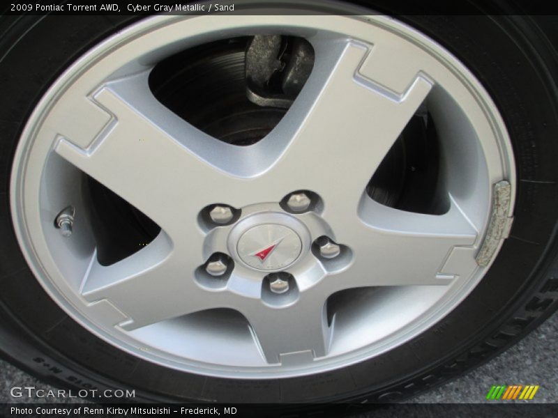 Cyber Gray Metallic / Sand 2009 Pontiac Torrent AWD