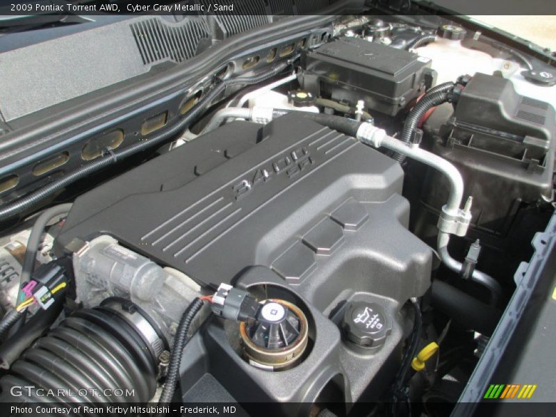 Cyber Gray Metallic / Sand 2009 Pontiac Torrent AWD