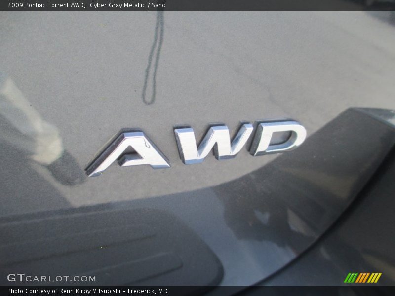 Cyber Gray Metallic / Sand 2009 Pontiac Torrent AWD