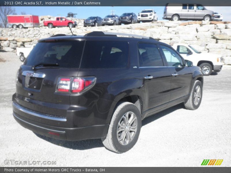 Iridium Metallic / Dark Cashmere 2013 GMC Acadia SLT