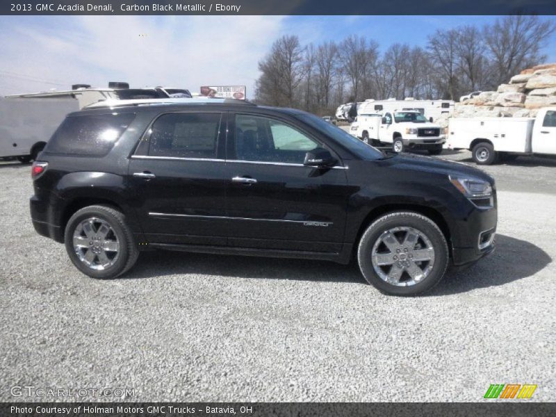 Carbon Black Metallic / Ebony 2013 GMC Acadia Denali