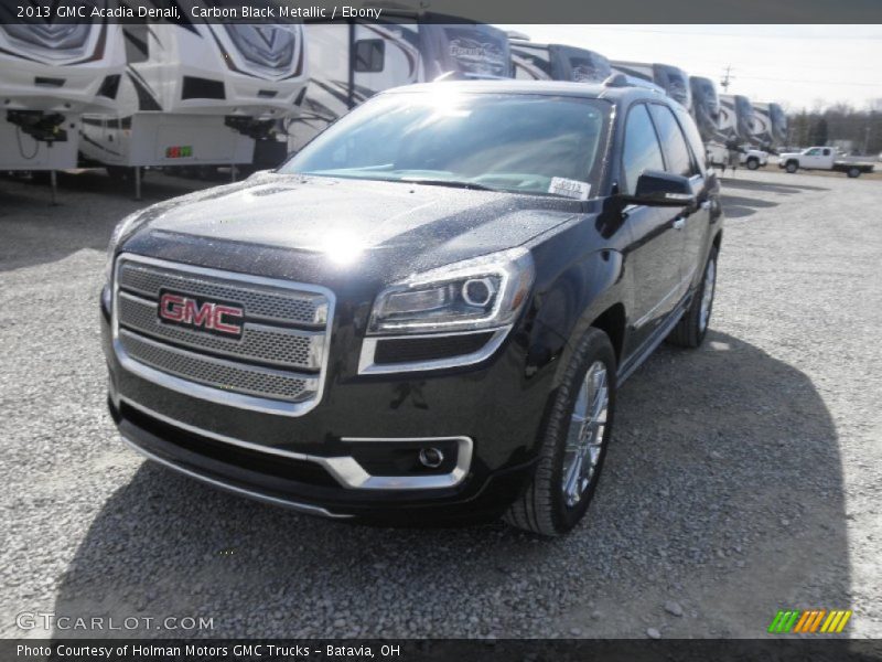 Carbon Black Metallic / Ebony 2013 GMC Acadia Denali